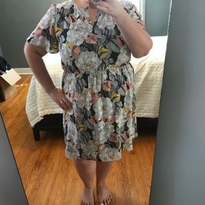 LOFT Floral Dress